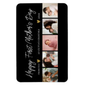 Happy First Mthers Day als Oma 5 FotoCollage Magnet (Vertikal)