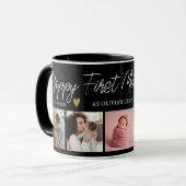 Happy First Mthers Day als Oma 5 FotoCollage Tasse (Vorderseite Links)
