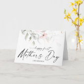 Happy First Mthers Day Gift für Mama Floral Karte (Gelbe Blume)
