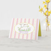 Happy First Oaster Grandtochter Lamb Karte (Gelbe Blume)