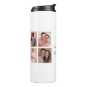 Happy First Valentine's Day Custom Thermal Tumbler Thermosbecher (Nach links gedreht)