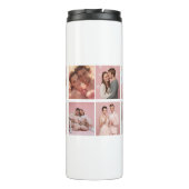 Happy First Valentine's Day Custom Thermal Tumbler Thermosbecher (Rückseite)