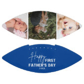 Happy First Vatertag 3 Foto Collage Blue Football (Paneele)