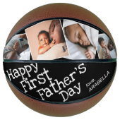 Happy First Vatertag Basketball (Vorderseite)