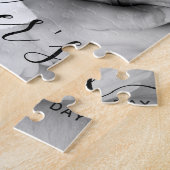 Happy First Vatertag Foto Vater Geschenk Puzzle (Seite)