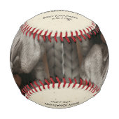 Happy First Vatertag Keepake Collage Baseball (Vorderseite)