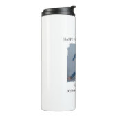 Happy First Vatertag - von Mama und Baby | Thermosbecher (Nach links gedreht)