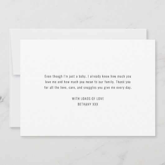 Happy First Vathers Day 2 Fotos Skript (Rückseite)