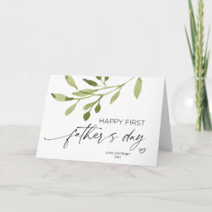 Happy First Vathers Day - Geschenke für Husband vo Karte