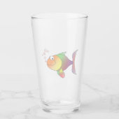 Happy Fish Glass Glas (Vorderseite)