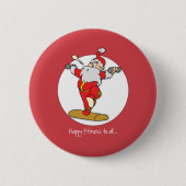Happy Fitness Übung Weihnachten mit dem Weihnachts Button (Vorderseite)