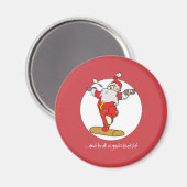 Happy Fitness Übung Weihnachten mit dem Weihnachts Magnet (Vorderseite/Rückseite)
