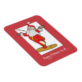 Happy Fitness Übung Weihnachten mit dem Weihnachts Magnet