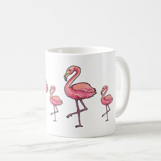Happy Flamingo Kaffeetasse (VorderseiteRechts)