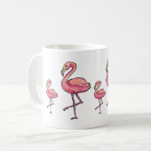 Happy Flamingo Kaffeetasse (Vorderseite Links)