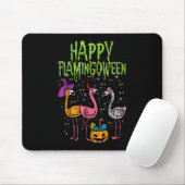 Happy Flamingoween Beängstigend Flamingos Funny Ha Mousepad (Mit Mouse)