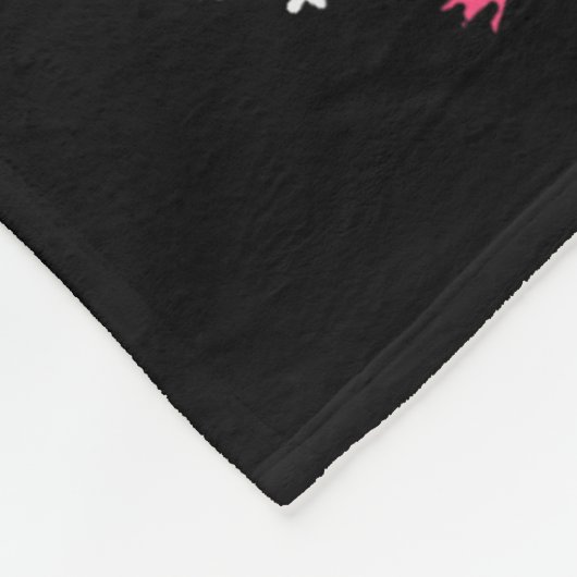 Happy Flamingoween Y Flamingos Funny Halloween Cos Fleecedecke (Ecke)