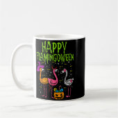 Happy Flamingoween Y Flamingos Funny Halloween Cos Kaffeetasse (Links)