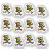 Happy Flappy 12 Aufkleberblatt Aufkleber (Vorderseite)