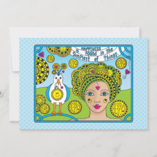 Happy_Flat Card 7"x5"