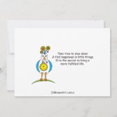 Happy_Flat Card 7"x5" (Rückseite)