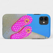 Happy Flip Flops Case-Mate iPhone Hülle (Rückseite (Horizontal))