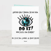 Happy Flippin' Geburtstag (Karte) Karte (Rückseite)