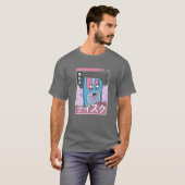 Happy Floppy Disc Digital Japan Style Otaku Anime T-Shirt (Vorne ganz)
