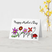 Happy Flower Mother's Day Karte (Gelbe Blume)