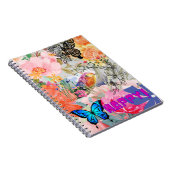 Happy Flower Power Notizblock (Rechte Seite)