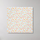 Happy Flowers Leinwanddruck (Vorderseite)