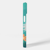 Happy Fluffy White Cat Phone Case - Sunny Smile &  (Rückseite / Rechts)