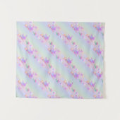 Happy Flying Hexenglänzend Rainbow-Muster Wandteppich (Vorderseite (Horizontal))