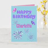 Happy Folded Greeting Card Karte (Gelbe Blume)