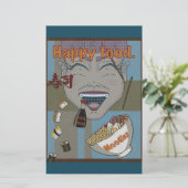 Happy Food Briefpapier (Stehend Vorderseite)