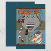 Happy Food Briefpapier (Vorne/Hinten)