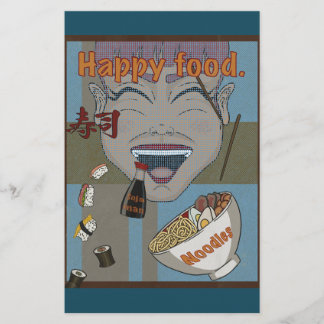 Happy Food Briefpapier