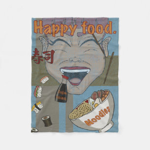 Happy Food Fleecedecke