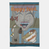 Happy Food Geschirrtuch (Vertikal)