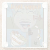 Happy Food Glasuntersetzer (Rückseite)