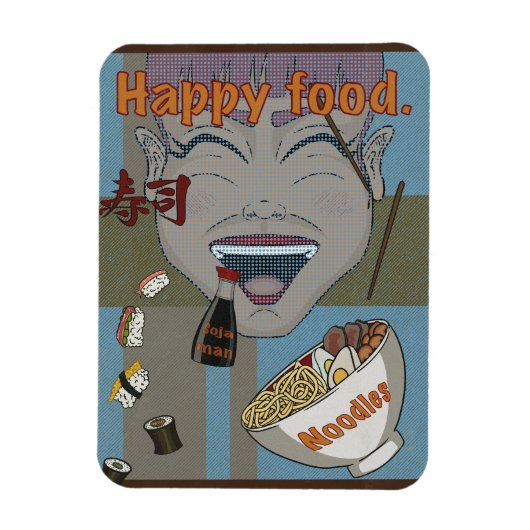 Happy Food Magnet (Vertikal)
