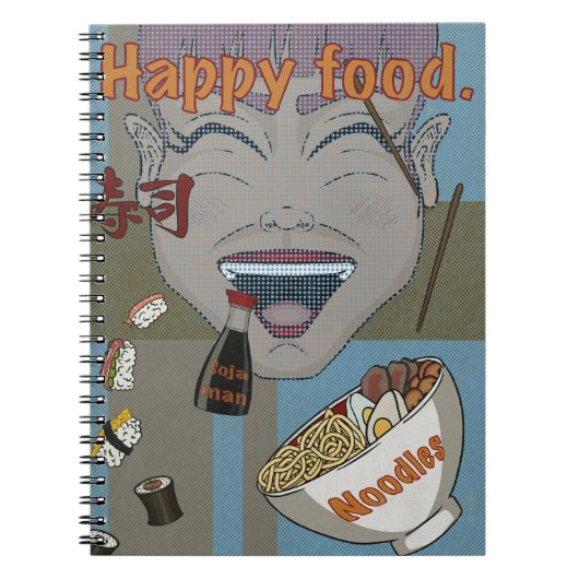 Happy Food Notizblock (Vorderseite)