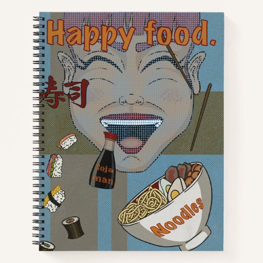 Happy Food Notizblock (Vorderseite)