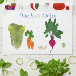 Happy Food Personalisiert Handtuch