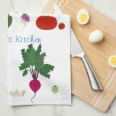 Happy Food Personalisiert Handtuch (Viertel Falte)