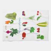 Happy Food Personalisiert Handtuch (Horizontal)