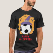 Happy Football / Fußball Halloween - Funny T-Shirt (Vorderseite)