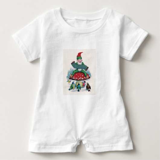 Happy Forest Gnome Baby T-shirt (Vorderseite)