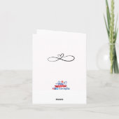 Happy Fork-Ing Puns Birthday Card Karte (Rückseite)