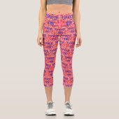 Happy Fourth Capri Leggings (Vorderseite)